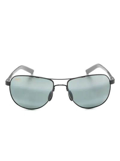 Maui Jim Guardrails Pilot-frame Sunglasses In Black