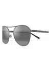 Maui Jim Walaka Neutral Grey Pilot Unisex Sunglasses 885-17 58 In Gray