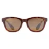 Maui Jim Hana Bay Hcl Bronze Square Unisex Sunglasses H434-10l 51 In Multi