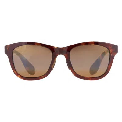 Maui Jim Hana Bay Hcl Bronze Square Unisex Sunglasses H434-10l 51 In Multi