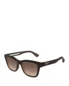 Maui Jim Hanohano Square Sunglasses, 53mm In Shiny Havana
