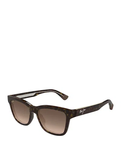 MAUI JIM HANOHANO SQUARE SUNGLASSES, 53MM