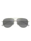 Maui Jim Hauoli Xl 62mm Polarized Oversize Aviator Sunglasses In Gray