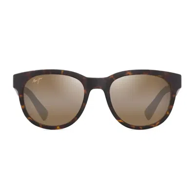 Maui Jim Havana Maoli Nylon Square Sunglasses In Multi