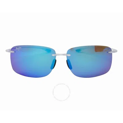 Maui Jim Hema Blue Hawaii Rectangular Unisex Sunglasses B443-05cm 62