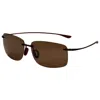 Maui Jim Hema Men's Sunglasses In Brown