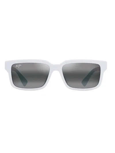 Maui Jim Hiapo Af Sunglasses In White