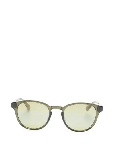 Maui Jim Hiehie Round-frame Sunglasses In Green