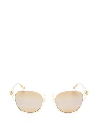 Maui Jim Hiehie Round-frame Sunglasses In Neutral