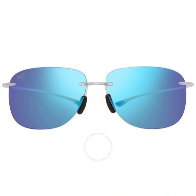 Maui Jim Hikina Blue Hawaii Wrap Men's Sunglasses B445-05cm 62