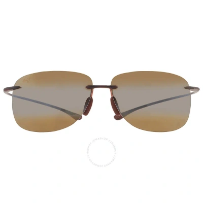 Maui Jim Hikina Hcl Bronze Rectangular Unisex Sunglasses H445-26m 62