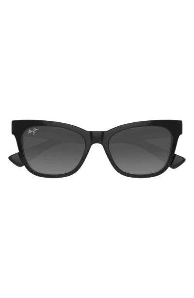 MAUI JIM MAUI JIM HIWAHIWA 54MM GRADIENT POLARIZEDPLUS2® RECTANGULAR SUNGLASSES