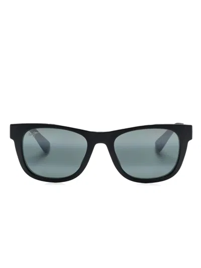 Maui Jim Hiwahiwa Sunglasses In 黑色