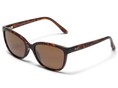 Maui Jim Honi Athletic Performance Sport Sunglasses Shiny Dark Havana: One Size In Brown