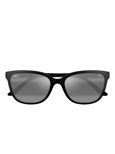 Maui Jim Honi Square-frame Sunglasses In Black