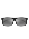 Maui Jim Honokalani Square-frame Sunglasses In Black