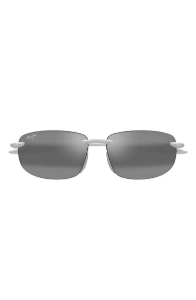 Maui Jim Hookipa 60mm Polarizedplus2® Rectangular Sunglasses