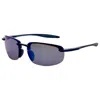 Maui Jim Hookipa Men's Sunglasses In Blue