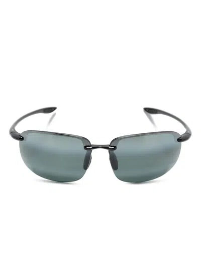 Maui Jim Ho'okipa Rectangle-frame Sunglasses In Schwarz