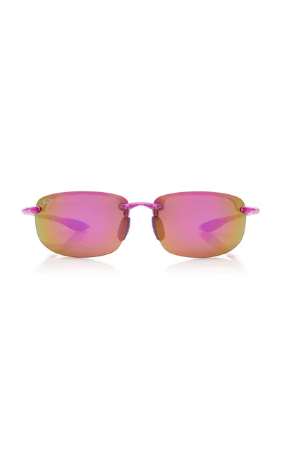 Maui Jim Ho'okipa Square-frame Sunglasses In Purple
