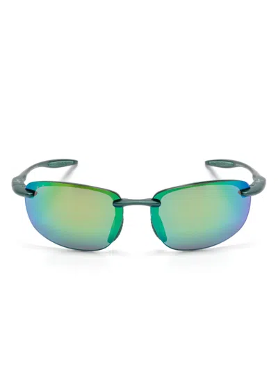 Maui Jim Ho'okipa Sunglasses In Green