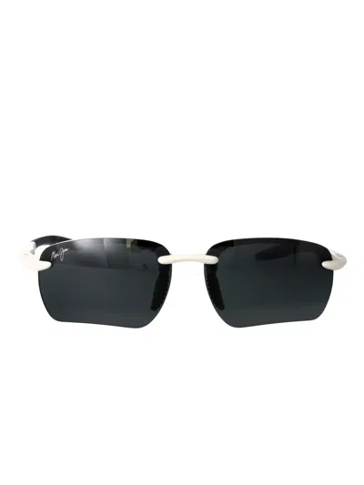 Maui Jim Ho'okipa Ultra G Sunglasses In White