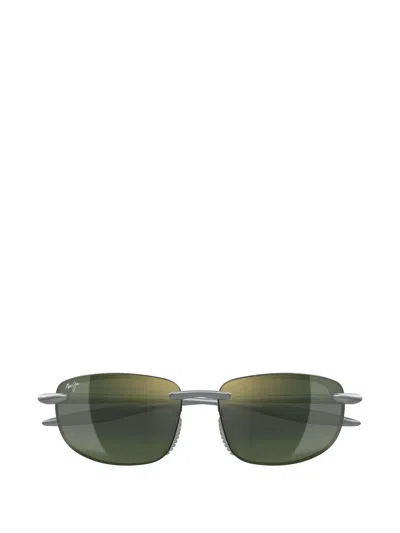 Maui Jim Ho'okipa Ultra Polarized Sunglasses In Green
