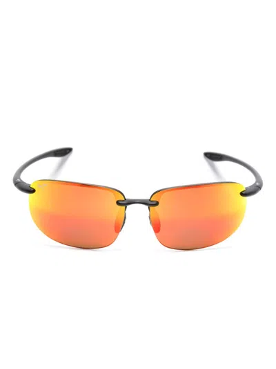 Maui Jim Ho'okipa Xl Sunglasses In Black