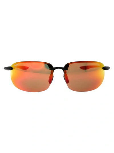 Maui Jim Ho'okipa Xlarge Polarized Sunglasses In Black