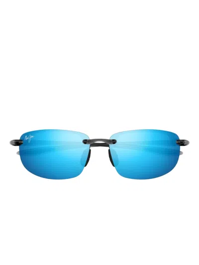 Maui Jim Hookipa Xlarge Sunglasses In Blue