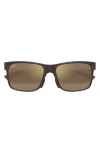 Maui Jim Ho'opili 58mm Polarizedplus2® Rectangular Sunglasses