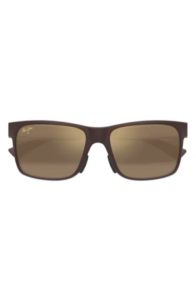 Maui Jim Ho'opili 58mm Polarizedplus2® Rectangular Sunglasses