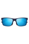Maui Jim Ho'opili 58mm Polarizedplus2® Wrap Sunglasses In Blue