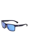 Maui Jim Hoopili Square Sunglasses, 58mm In Blue