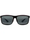 Maui Jim Huelo Translucent Grey In Grey