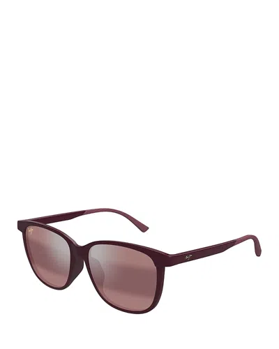 Maui Jim Unisex Hs723 57mm Polarized Sunglasses In Brown