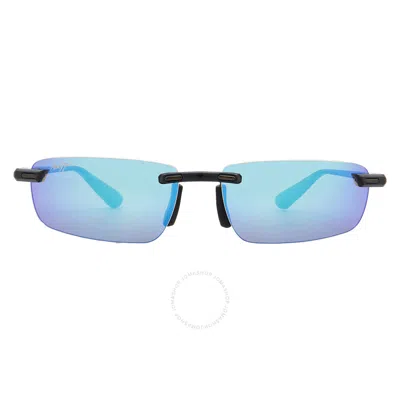 Maui Jim Ilikou Blue Hawaii Rectangular Men's Sunglasses B630-02 59
