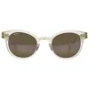 Maui Jim Joy Ride Hcl Bronze Oval Unisex Sunglasses H841-21d 49 In Brown