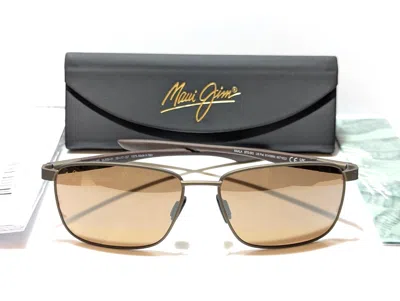 Pre-owned Maui Jim Kaala Bronze Brown / Hcl Bronze Polarized Lens Sunglasses H856-01