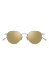 Maui Jim Kaapeha 48mm Small Polarizedplus2® Round Sunglasses