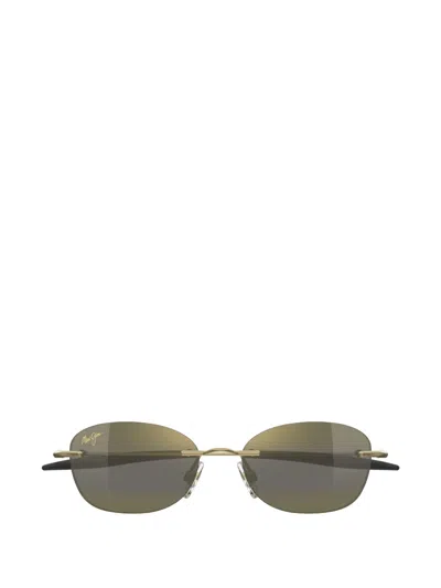 Maui Jim Kaila Rimless Sunglasses In Brown