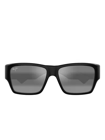 Maui Jim Ka'olu Square-frame Sunglasses In Black
