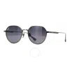 Maui Jim Kaulana Neutral Grey Round Unisex Sunglasses Gs627-17 55 In Blue