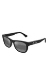 Maui Jim Kaulike 53mm Polarizedplus2® Rectangular Sunglasses In Matte Black