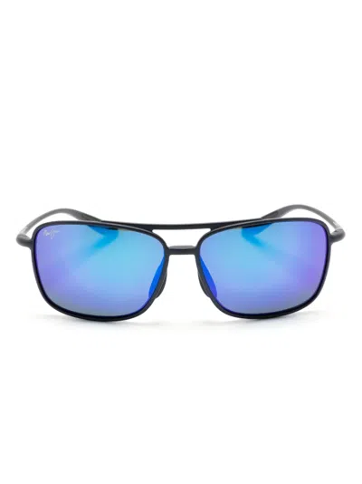 Maui Jim Kaupo Gap Square-frame Sunglasses In Blue
