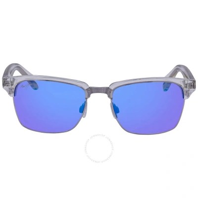Maui Jim Kawika Blue Hawaii Square Unisex Sunglasses B257-05cr 54