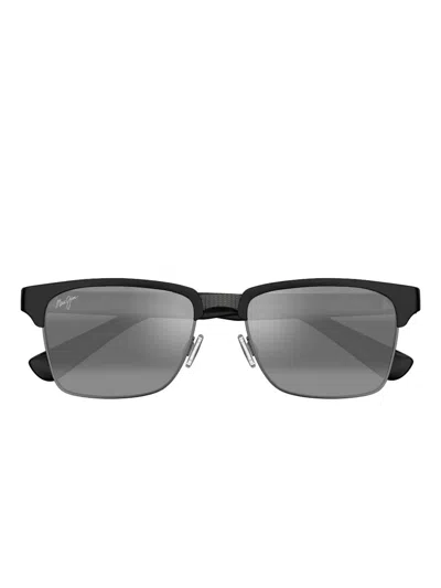 Maui Jim Kawika Square-frame Sunglasses In Gray
