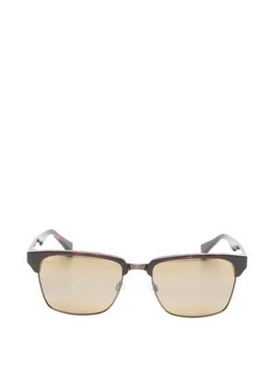 Maui Jim Kawika Square-frame Sunglasses In Black