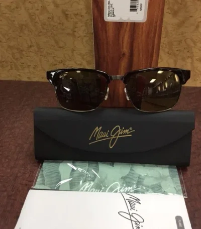 Pre-owned Maui Jim Kawika Sunglasses H257-16c Tortoise Antiq Gold With Bronze Lenses