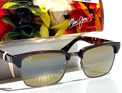 Pre-owned Maui Jim Kawika Tortoise Polarized Bronze Lens Readers +1.5 Sunglass H257-16c15 In Brown